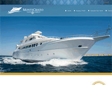 Tablet Screenshot of montecristoyacht.com